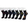 7 Pairs of Socks Corresponding To the 7 Days of the Week Black