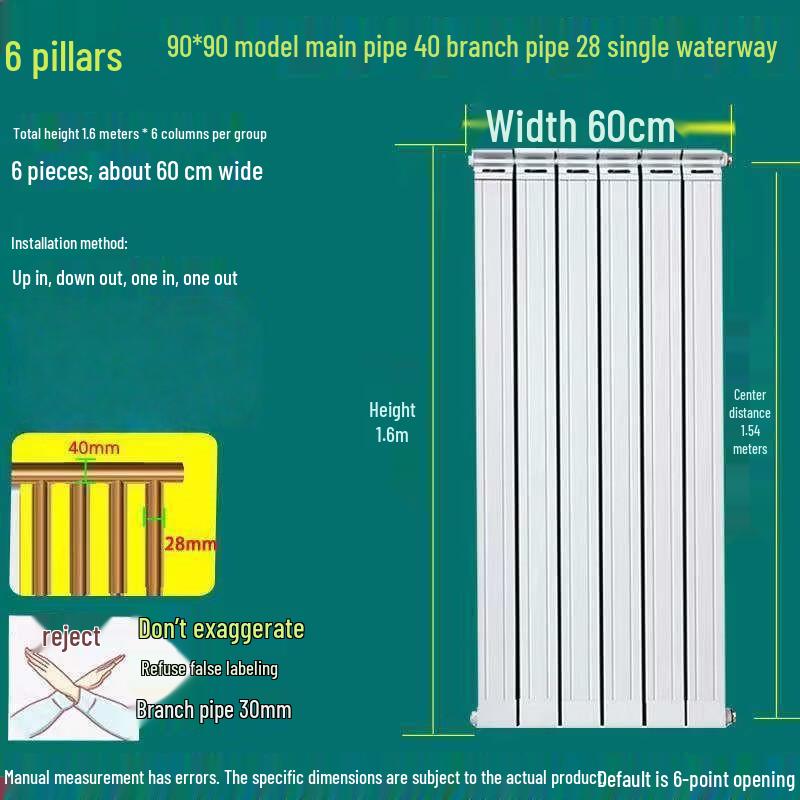 MIEHONE Steel-Aluminum Hot Water Radiator