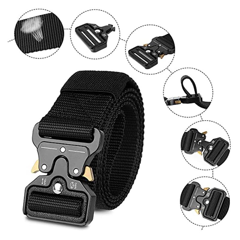 6 цветов Мужской военный тактический ремень Унисекс Магнитная пряжка Быстросъемный Нейлоновый Мягкий ремень Женский Инструментальный Тренировочный ремень для брюк