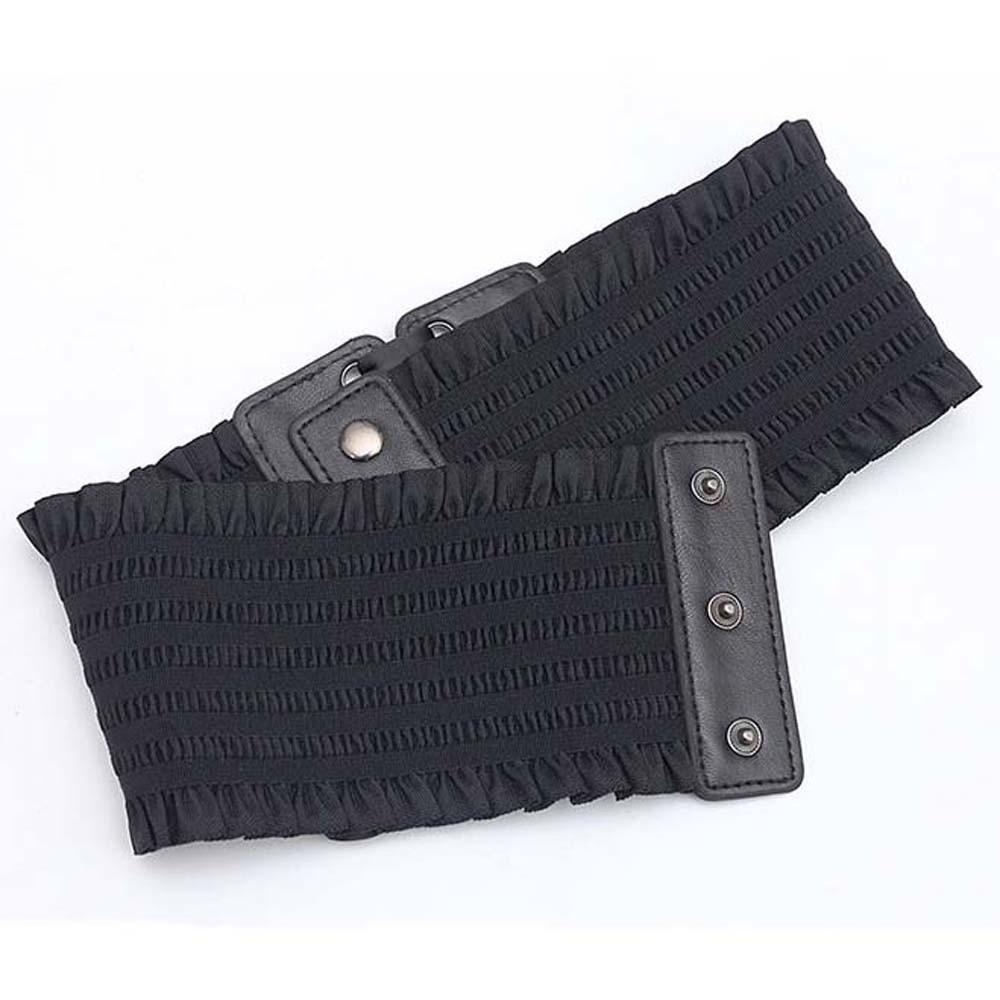 Strap Rope Elastic Pleated Cummerbunds Adjustable Elastic High Wide Belt  Gift