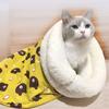 Winter Sleeping Bag Nest Comfortable Pet Snuggle Sack Warm Bed Indoor Cat Sleeping Bag