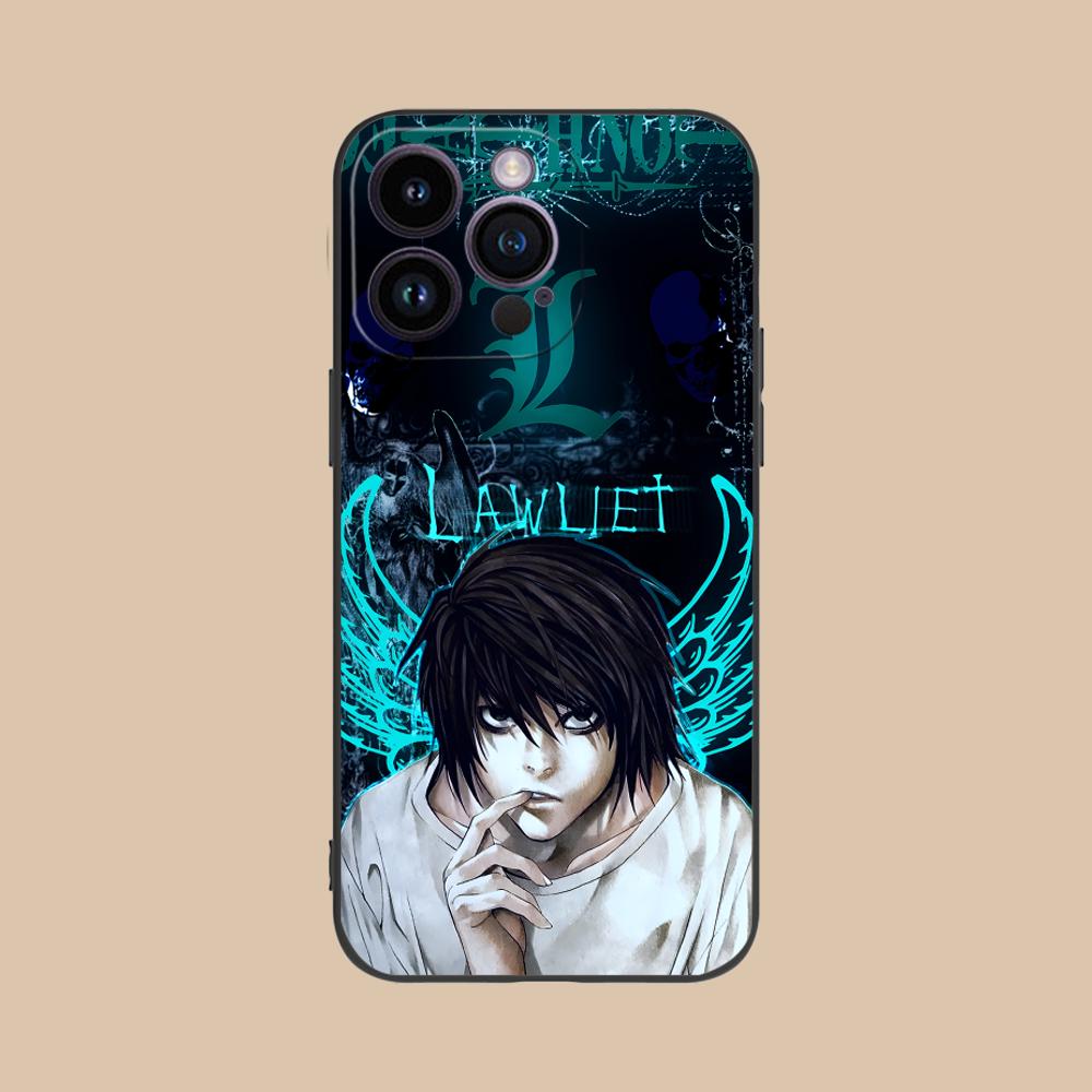 Чехол для мобильного телефона Death Note L Lawliet для iPhone 17 16 15 14 13 12 11 X XR XS 8 7 Air Pro Max Plus Mini Цветной Чехол Чехол