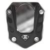 Yuumo+ Пластина боковой подножки мотоцикла ZX-25R NINJA250 NINJA400 Z250 Z400 Черный