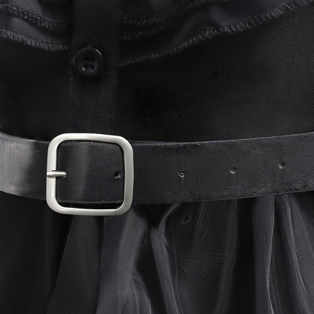 Костюм для девочек в среду для карнавала, Хэллоуина, черное платье для косплея на мероприятиях, детская вечерняя одежда, модное готическое платье для детей 4-10 лет