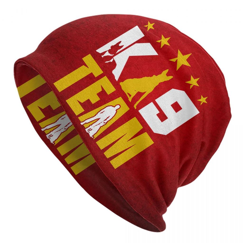 K9 Handler Dog Skullies шапки шапки для унисекс женщин унисекс модная зимняя теплая вязаная шапка для взрослых бельгийский малинуа капот шапки