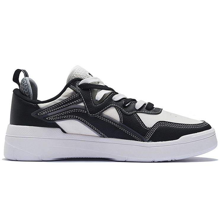 Li Ning Wei Wu Lite Low-Top Sneakers Men Sneakers Black White AGCS097-3