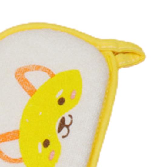 Детская мочалка с мультяшным рисунком, аккуратно чистое хлопковое полотенце для душа, детские принадлежности