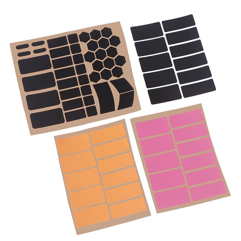 Наклейка для мыши, наждачная бумага, противоскользящая, впитывающая пот, наклейка против скольжения для универсальной беспроводной мыши, противоскользящая лента