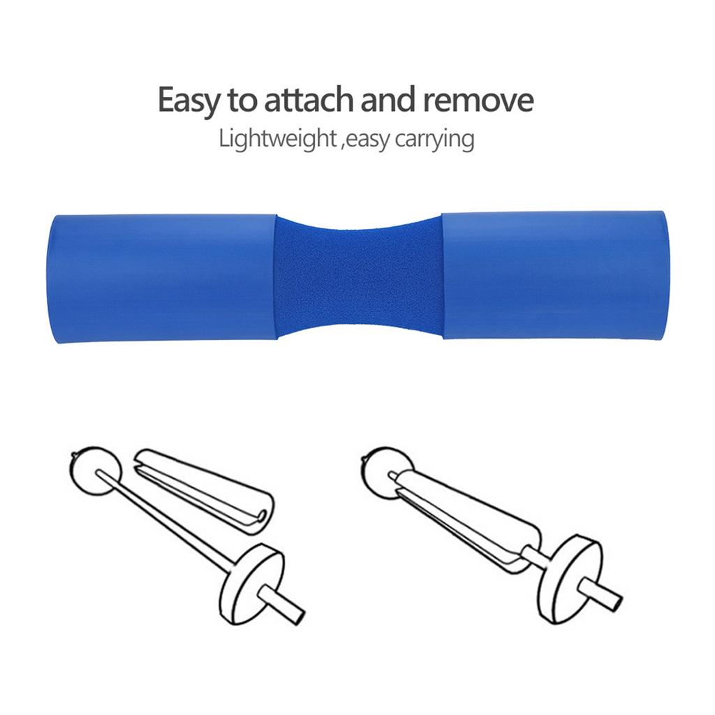 Подушка для приседаний со штангой Защитная защита для шеи и плеч при поднятии тяжестей (синий)