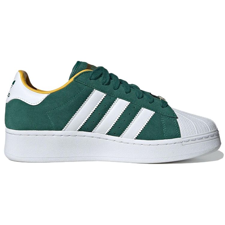adidas Кроссовки унисекс Superstar XLG Collegiate Green White Cloud-White Bold-Gold ID4658