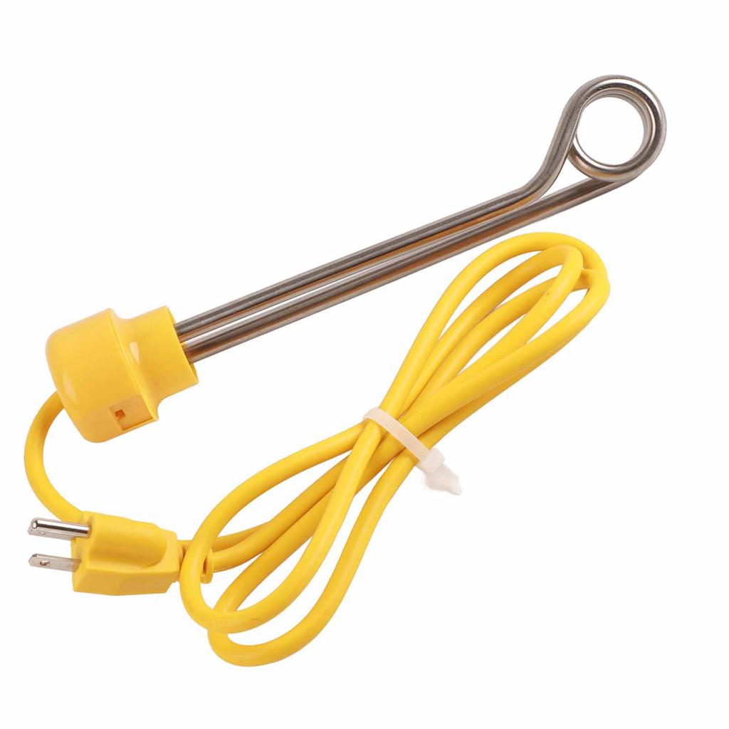 1000 Вт портативный погружной водонагреватель из нержавеющей стали для нагрева кофе чая питья 1,5 м