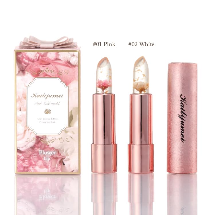 Kailijumei Flower Lip Pink Gold Model Japan Limited 01 No Engraving (Lip Tint Tint)