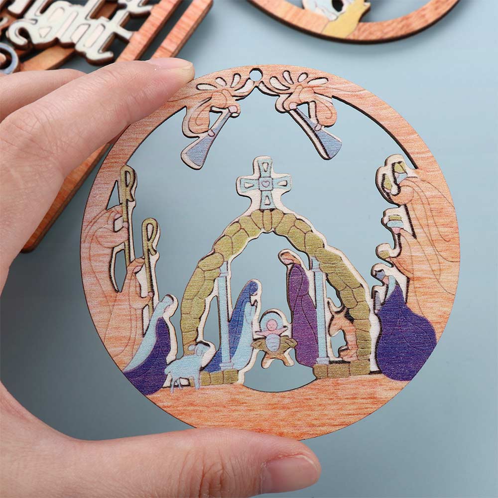 Украшения для елки своими руками. Подвески для рождественских сцен. Украшения на тему «Рождение Иисуса».