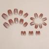 24 шт. Ранняя осень Фея Энергия Мечта Бабочка Белый Нежный Темперамент Милый Накладной Ногти Носимый Маникюр