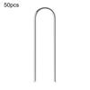 50/100Pcs U-shaped Ground Stake Anti-Rust Garden Pile Easy Installation Reusable Multipurpose Garden Landscape Piles