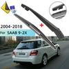 Комплект дворников и заднего стеклоочистителя для SAAB 9-2X 2004-2018 Задний стеклоочиститель Щетка заднего дворника Автоаксессуары