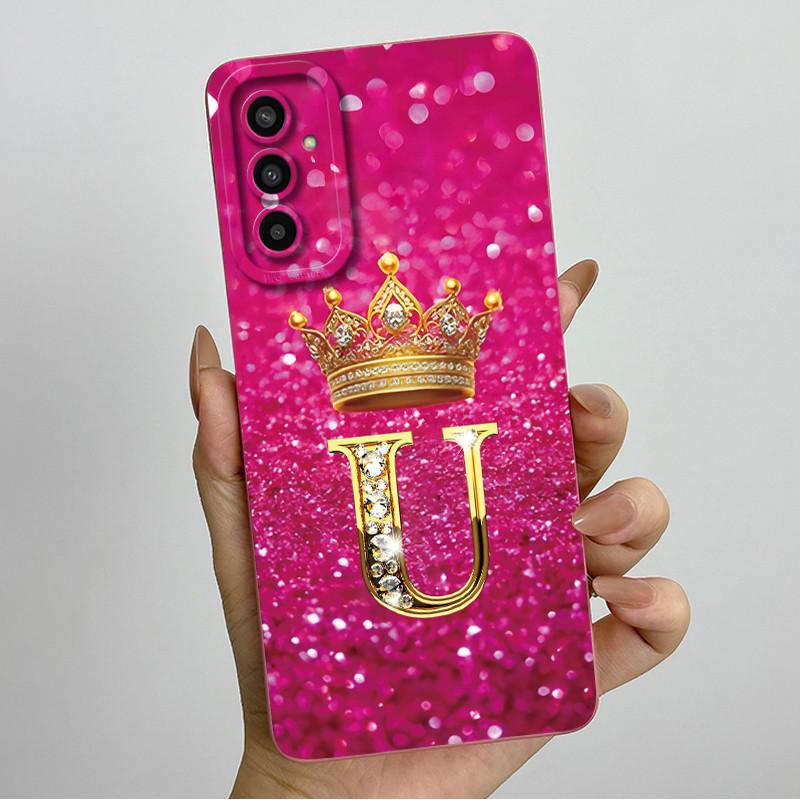 Чехол для Samsung Galaxy M13 M23 Buddy 2, Мягкий силиконовый чехол с буквами и короной для Samsung M13 4G M 23, Ударопрочные задние крышки