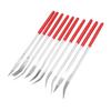 Set of 10 Diamond Files, Sharpeners, Polishing, Grinding, Metalworking Files, Fine Grit Tools, Special Shape, Approx. 140mm