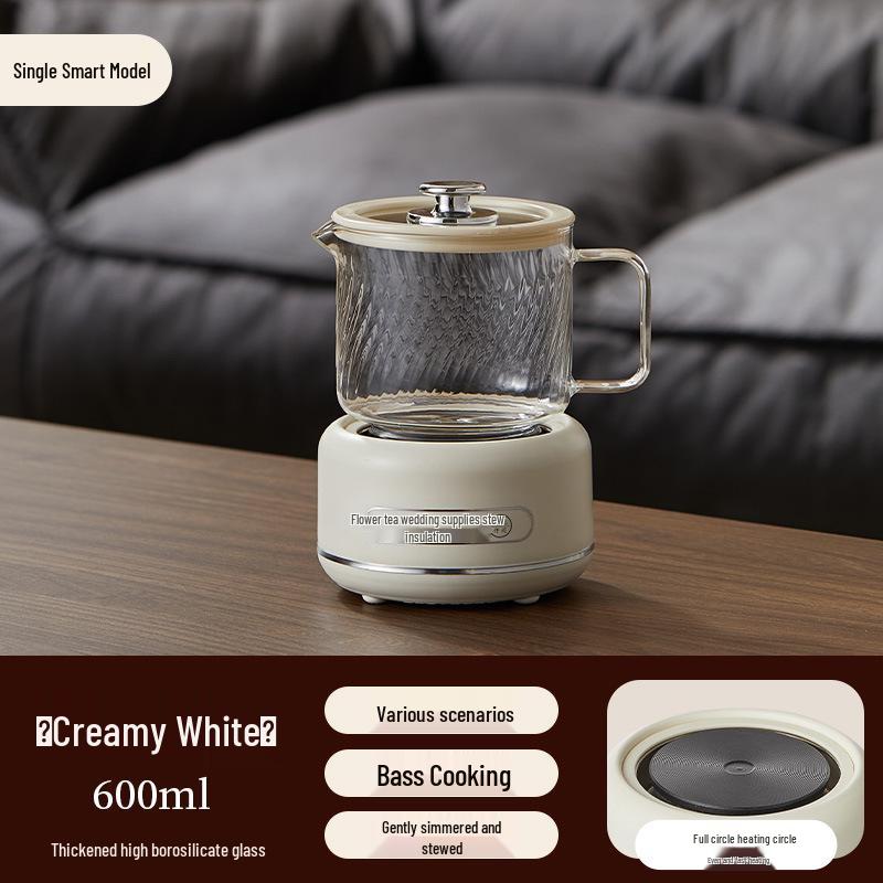 "Multi-functional Glass Tea Maker Kettle for Home and Office - Small Electric Flower Teapot Gift"