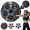 New LED Music Boxing Machine Bluetooth Smart Electronic Music Training Targets Wall Hanging Sandbag with Gloves for Kid Adults