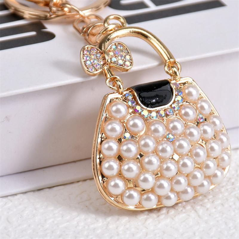Diamante Bag Pendant Rhinestone Crystal Car Gift -lost Key Holder Sale Classics Bag Charm