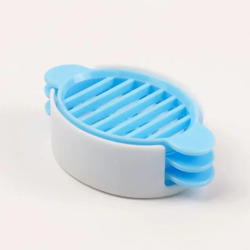 New 1set 3 In 1 Egg Slicer Multi-functional Egg Cutter Kitchen Creative Tool Kitchen Accessories Egg Mold Gadget