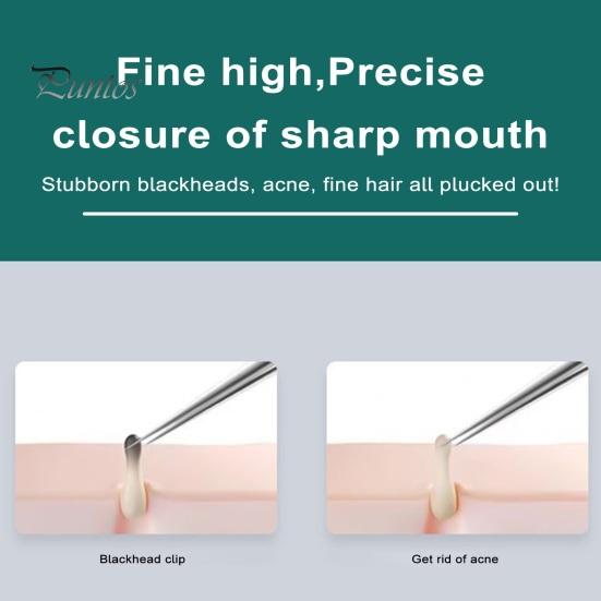 Ультратонкий Нет. 5 ячеек, зажим для прыщей, угрей, игла от прыщей из нержавеющей стали, пинцет, салон красоты, инструменты для очистки пор, ухода за лицом