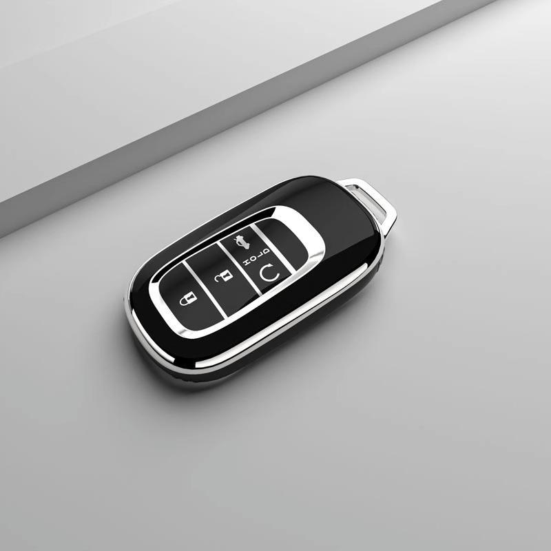 Мягкий ТПУ Чехол-Защита для Умного Ключа Автомобильного Брелка для Honda Civic 11-го Поколения Accord Автоаксессуары Держатель Без Ключа Чехол-Сумка