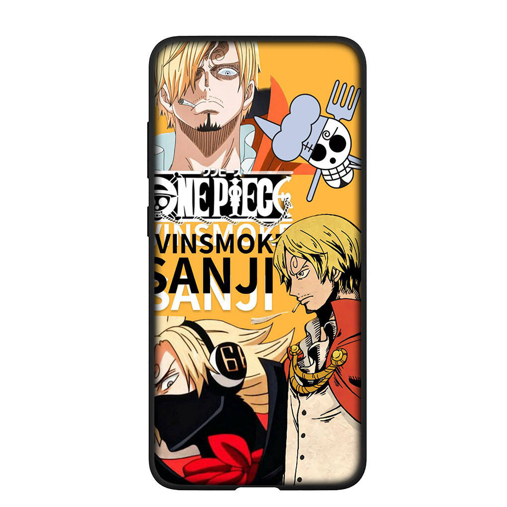 Чехол для телефона для iPhone 17 15 16 Plus Redmi Note 14 12 11 13 Pro Max Huawei P30 P20 Lite Y9 OPPO A60 A40 A80 A38 A54 Комиксы Луффи One Pieces Санджи Чехол