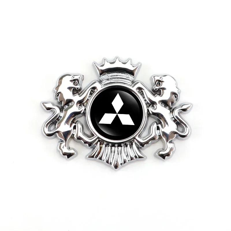 Стайлинг автомобиля Наклейка-значок Лев для Mitsubishi Ralliart ASX Pajero Eclipse Lancer 9 Pajero Outlander L200 Galant Montero Декаль