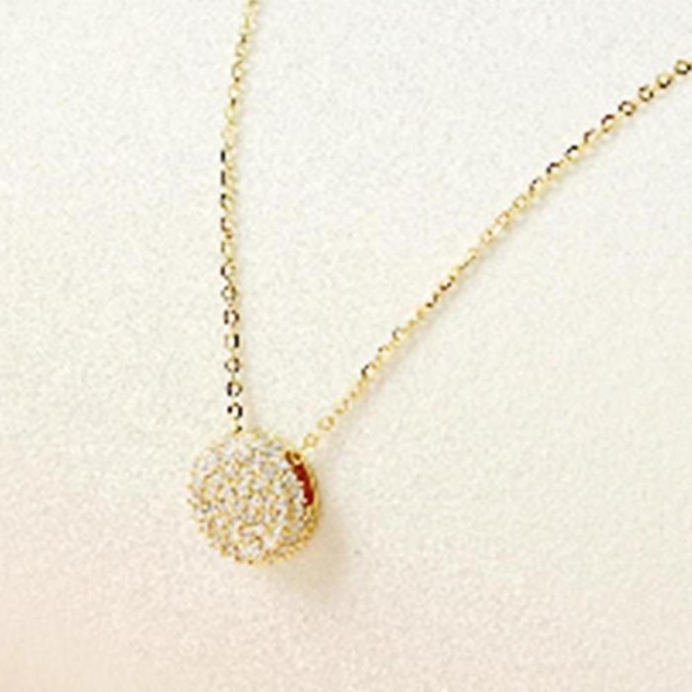 [Onoma] Onm Cubic Necklace Silver Guest Gold Length Adjustable (32617412)