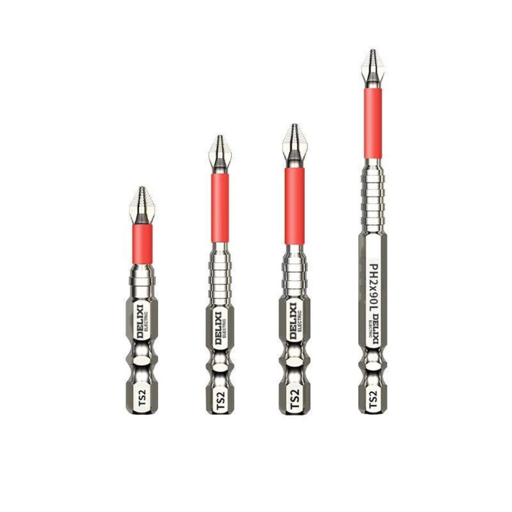 6/10/20pcs S2 Zinc Zinc Alloy Steel Cross Screwdriver  Head Non-slip Electric Screwdriver Bit  Electric Drill