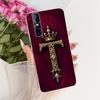 Чехол-крышка для Vivo V15 Pro Роскошный А-Я Буквы Модная Корона 2D Расписной Силиконовый Чехол для V15 Pro Vivo 1818