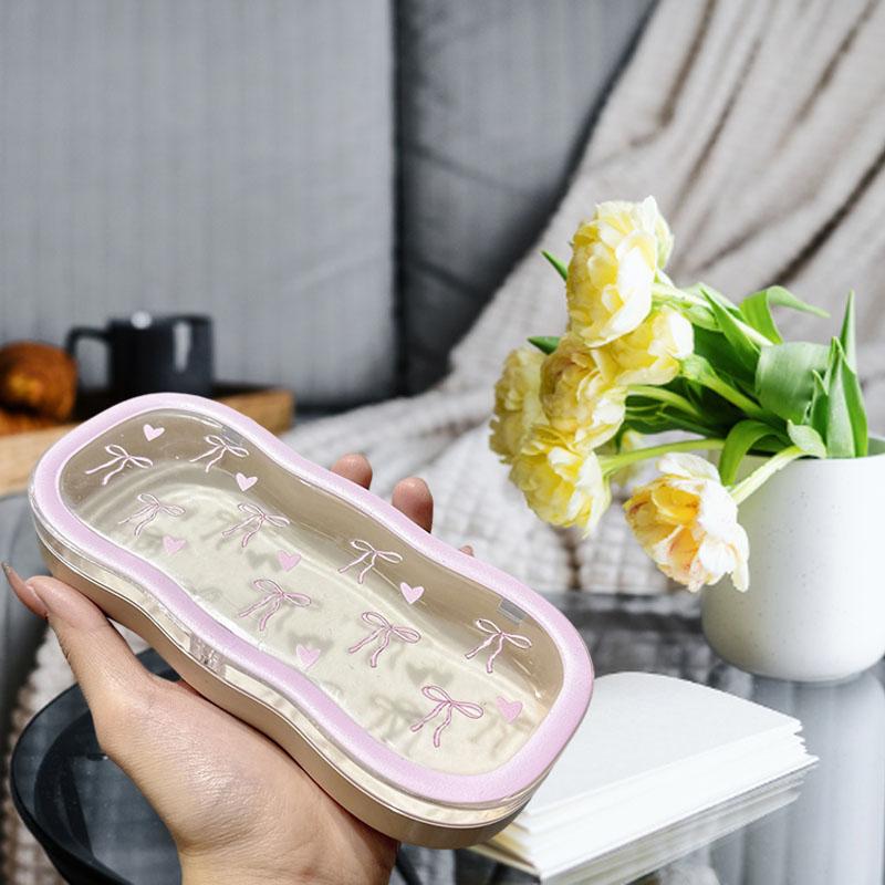 Футляр для очков, твердый корпус, прозрачный футляр для очков, симпатичный держатель для солнцезащитных очков и очков для чтения