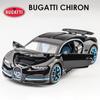1/32 Bugatti Chiron Sports Car Металлическая игрушечная машина из сплава Литые игрушечные машинки и транспортные средства Модель автомобиля Звуковая и световая модель автомобиля Игрушки для детей
