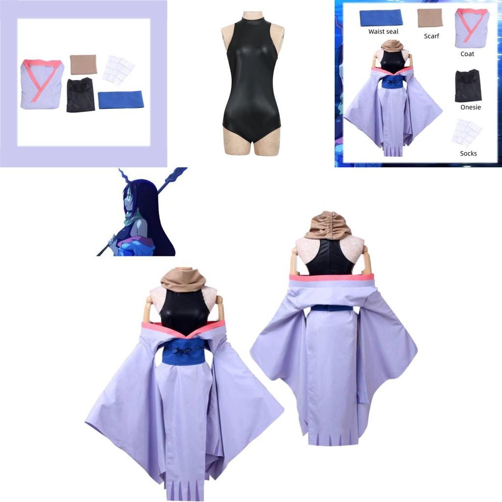 Высококачественная полиэстеровая виниловая ткань для косплея «Драконья горничная»