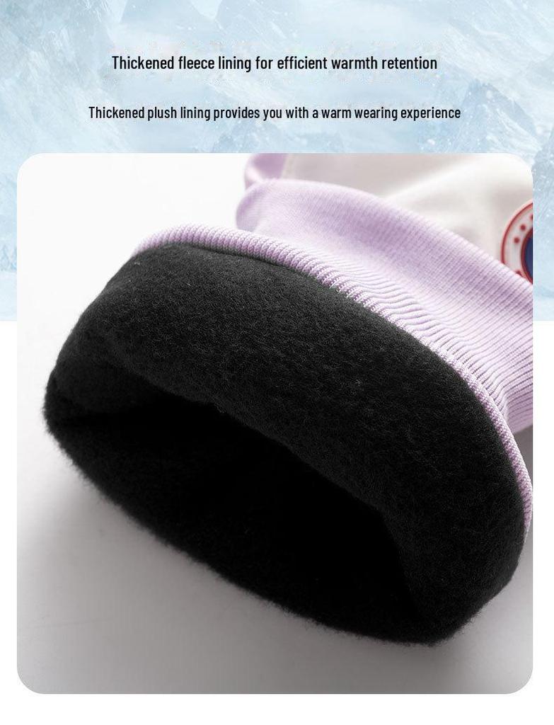 Зимние теплые лыжные перчатки: Плотные, нескользящие, брызгозащищенные перчатки для сенсорных экранов для активного отдыха