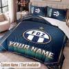 FC Zürich Printed Bedding Set Custom Name Text 1 Duvet Cover 2 Pillowcases For Bedroom