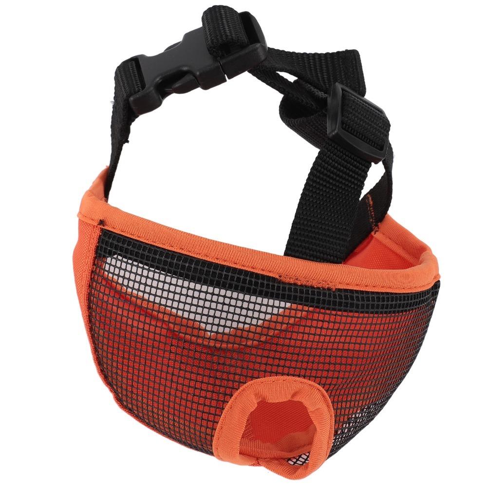 Soft Short Snout Muzzle Breathable Anti Bite Muzzle Durable Flat Face Muzzle  Bite Prevention