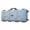 VEVOR Hard Rifle Case, Lockable Rifle Case with Pre-cut Foams, 109 cm Movable Gun Storage with Wheels