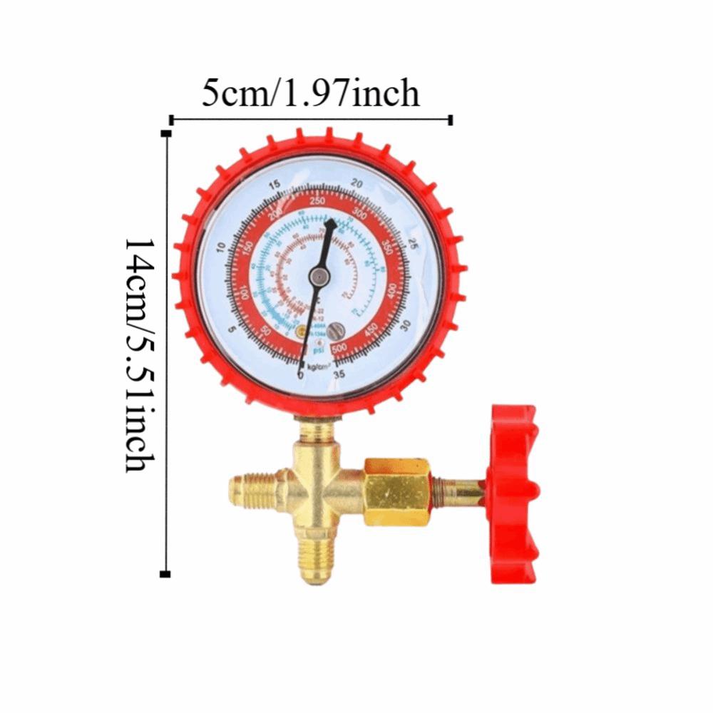 Low Side Single Manifold Refrigerant Pressure Gauge  Cooling Agent Charging