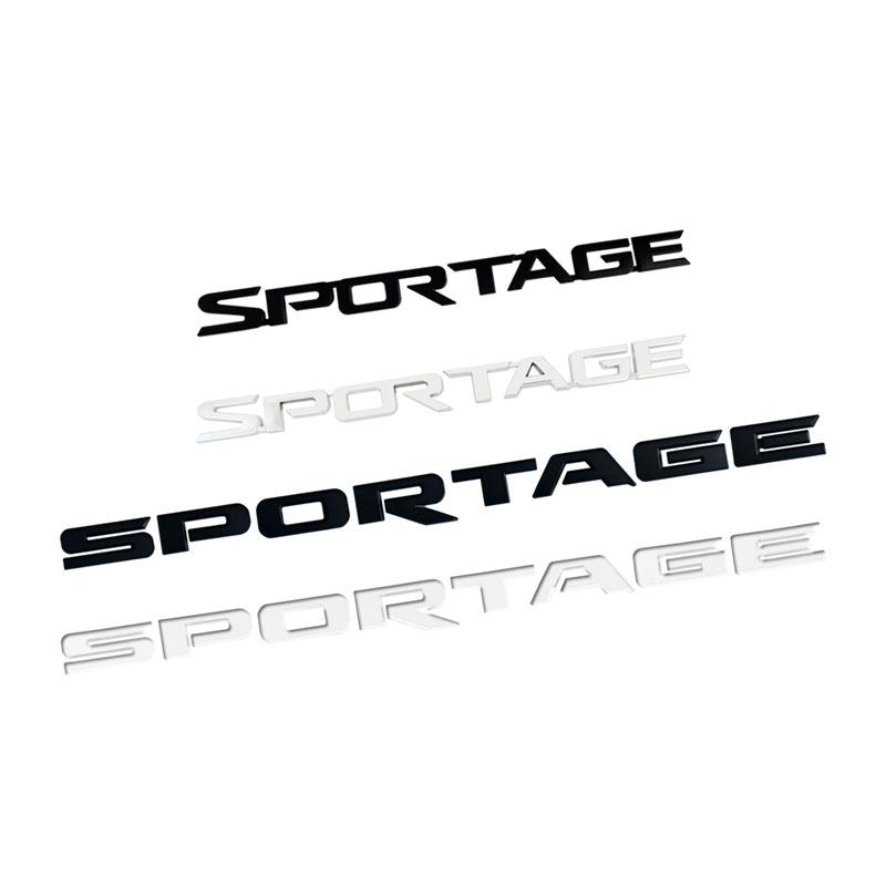 3D ABS Car Stickers Sportage R Auto Letter Logo Decoration Rear Bumper Tail Door Trunk Decals For KIA Car Styling AccessoriesIH0