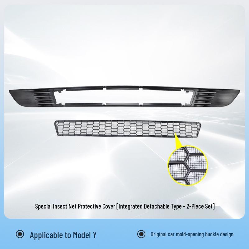 Tesla Model Y/3 Removable Insect Net | Air Inlet Protective Cover | Car Accessory