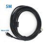 Кабель Micro USB 2.0 5 м USB 2.0 Тип A Папа к Micro B Папа Экранированный фольгой и оплеткой длинный удлинительный соединительный шнур 5 метров