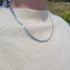 [Noblen] Surgical Steel Snake Chain Silver Necklace (8703593)