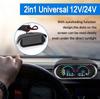 12V Автомобильный 2 в 1 ЖК-дисплей Вольтметр+Измеритель температуры воды с датчиком температуры 1/8 NPT Измеритель температуры воды для автомобиля, грузовика