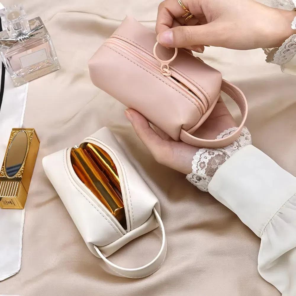 Водонепроницаемая мини-сумка для макияжа из искусственной кожи, косметичка, переносная сумка для туалетных принадлежностей на открытом воздухе