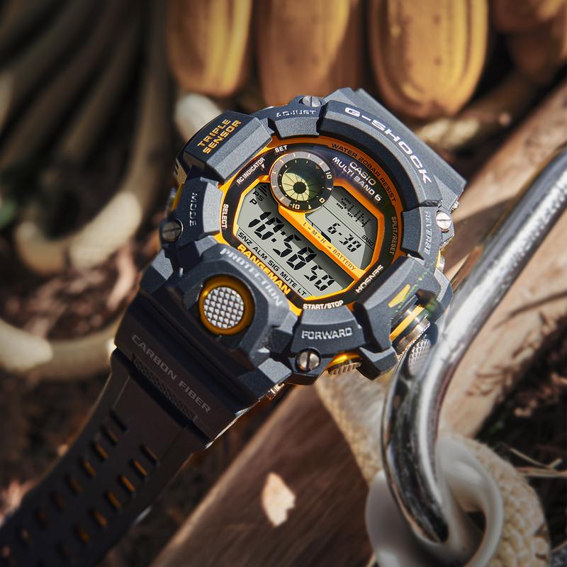 Casio Серия MASTER OF G-LAND G-SHOCK Серия Mecha Color Первое поколение Человек-Кошка Шесть Бюро Радиоволна Солнечный Водонепроницаемый и Ударопрочный GW-9400Y-1PR