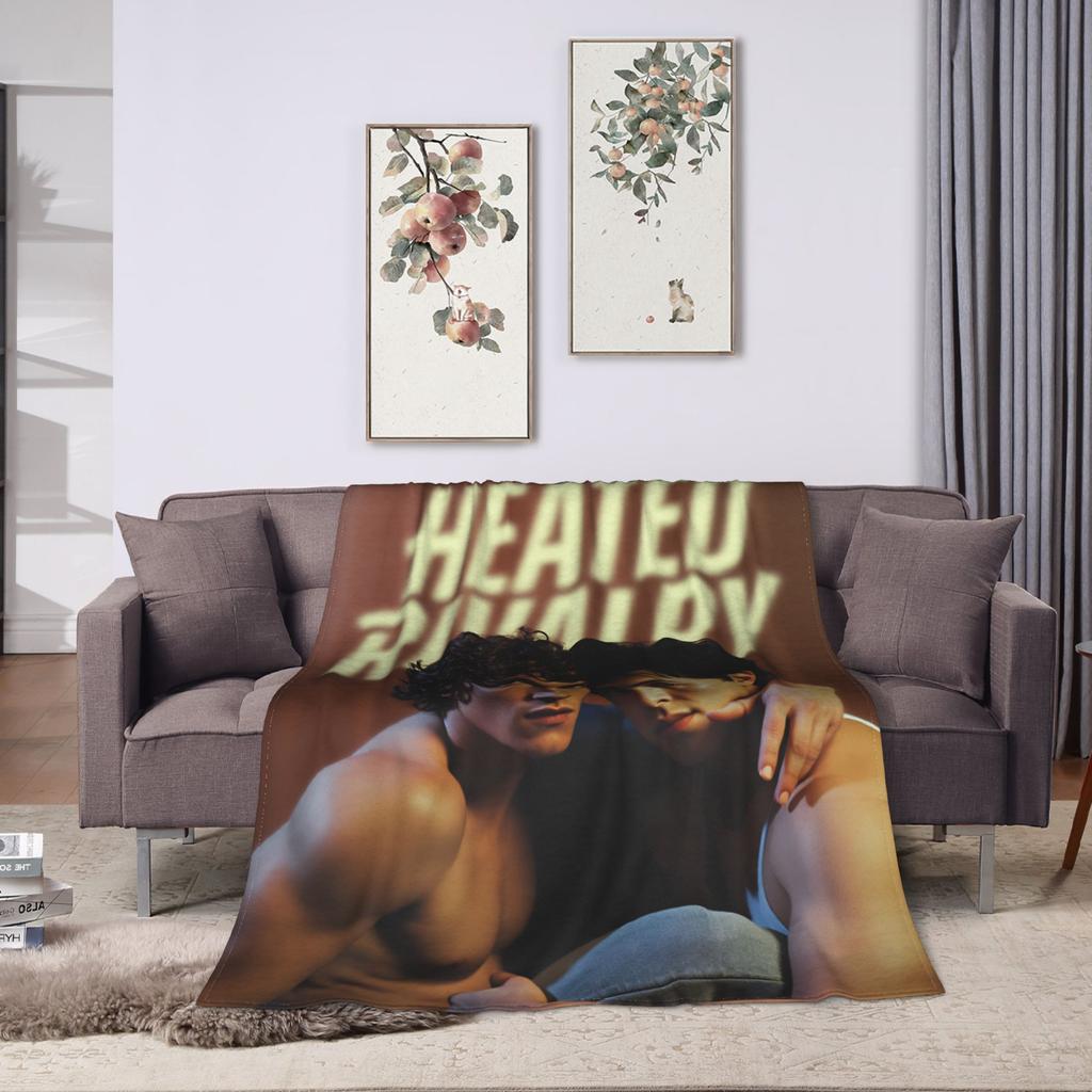 Heated Rivalry Flannel Blankets Warm Soft Throw Blanket for Living Room Travel Street Trend Bedspread Sofa Bed Cover