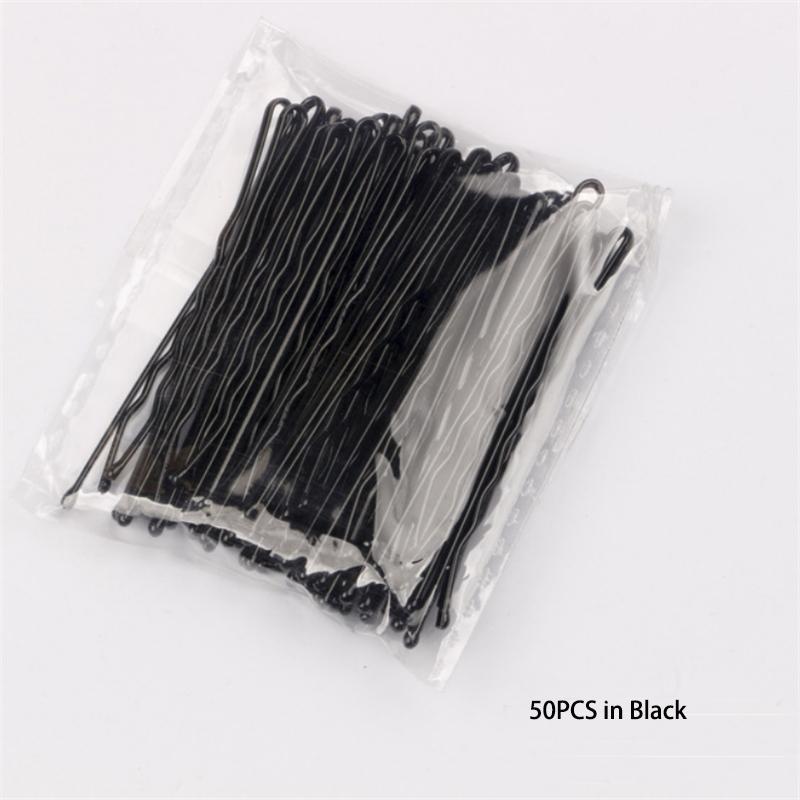 100/50 шт. 50/60 мм Шпильки и заколки для волос U-образной формы для головного убора Женские Девичьи заколки Аксессуары Невеста Свадебное украшение для головы